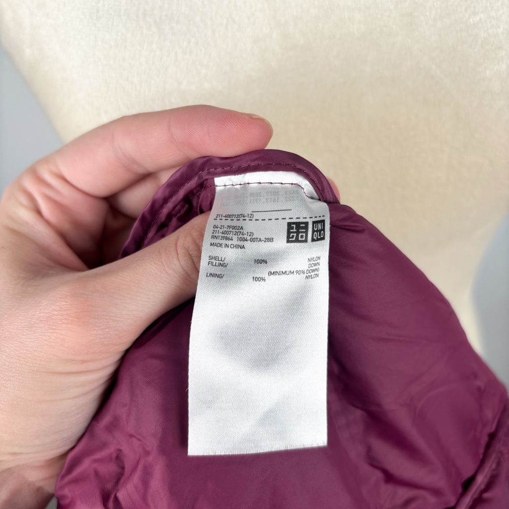 Uniqlo Pink Extra Light Down‎ Parka Jacket - Picture 8 of 8